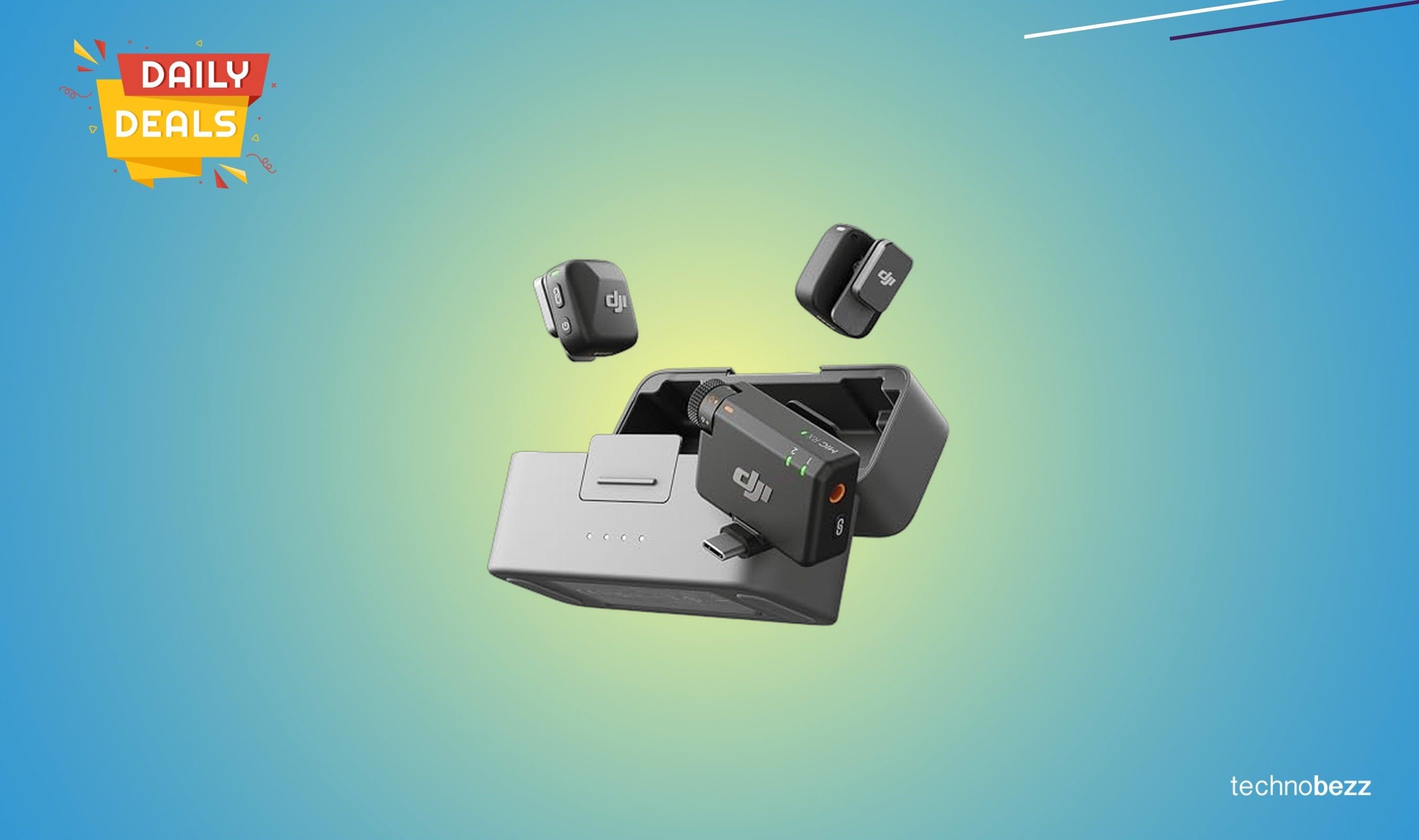 DJI Mic Mini wireless microphone kit drops to $77